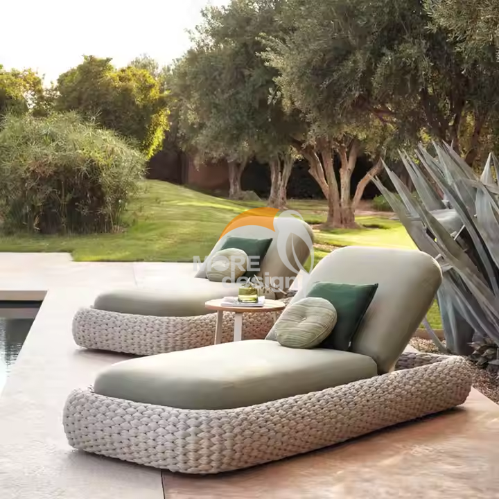 Wood sun lounger-MD-BS0008