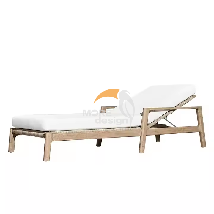 Wood sun lounger-MD-BS0038