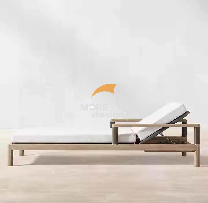 Wood sun lounger-MD-BS0037