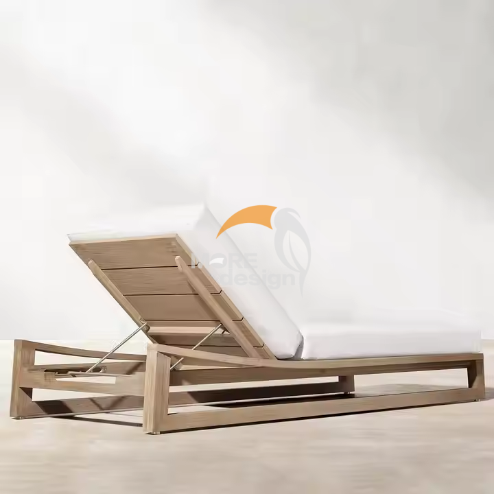 Wood sun lounger-MD-BS0036