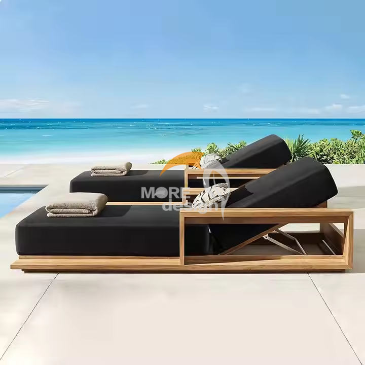 Wood sun lounger-MD-BS0003