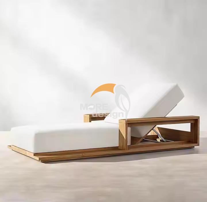 Wood sun lounger-MD-BS0003