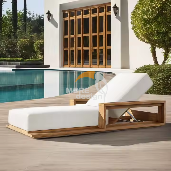 Wood sun lounger-MD-BS0003