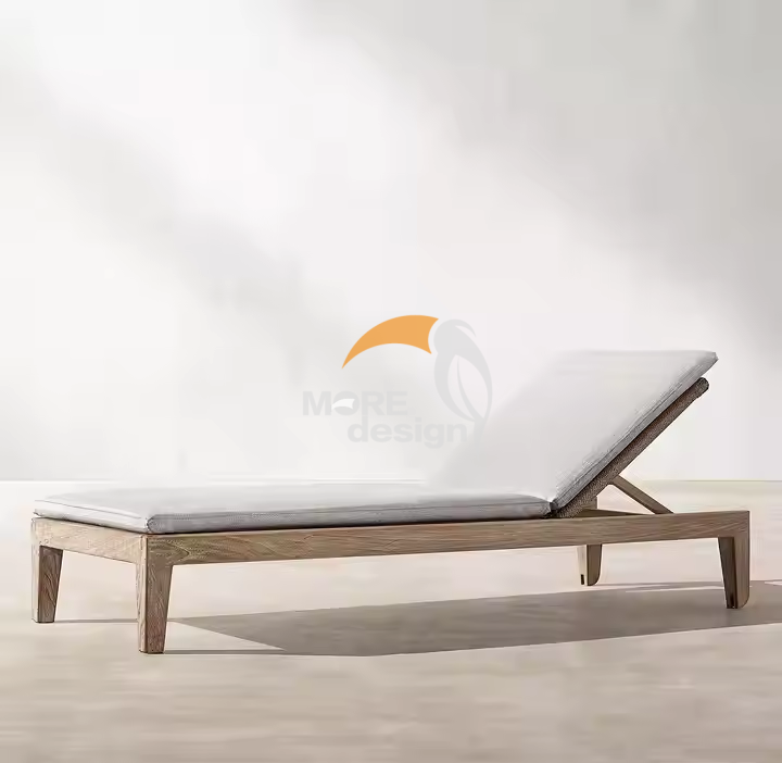 Wood sun lounger-MD-BS0035