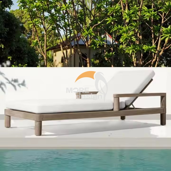 Wood sun lounger-MD-BS0034