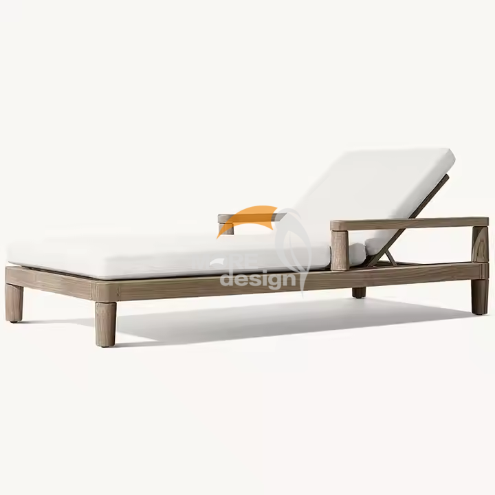 Wood sun lounger-MD-BS0034