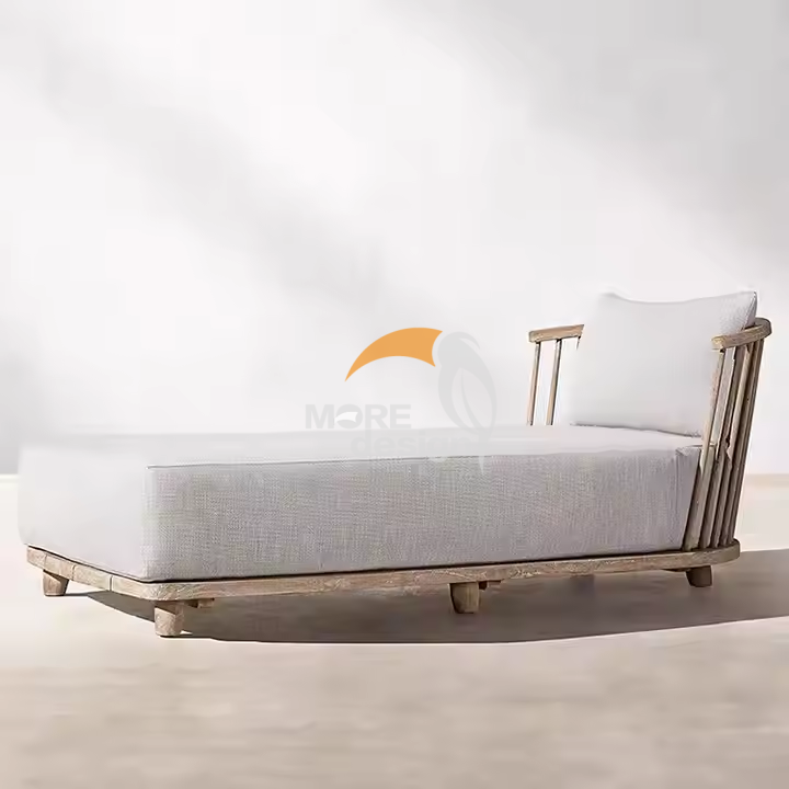 Wood sun lounger-MD-BS0033