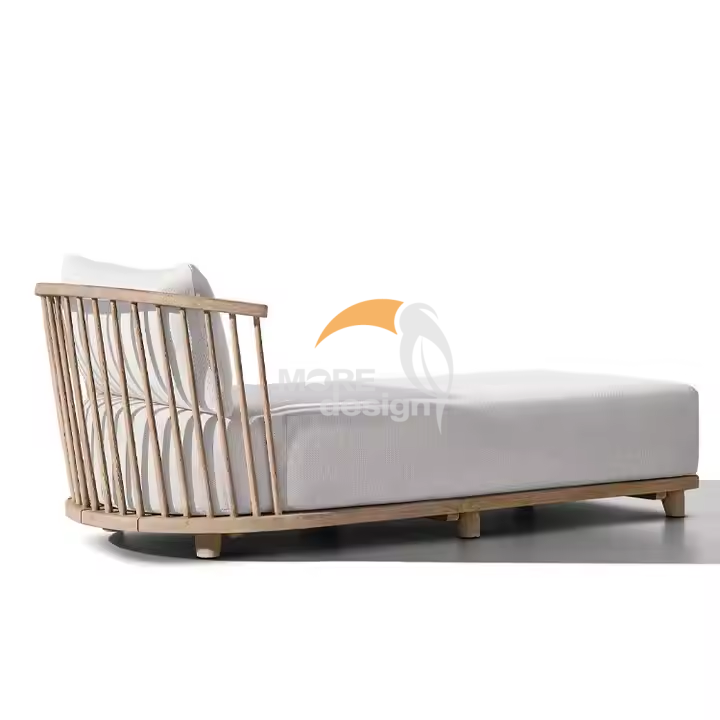 Wood sun lounger-MD-BS0033