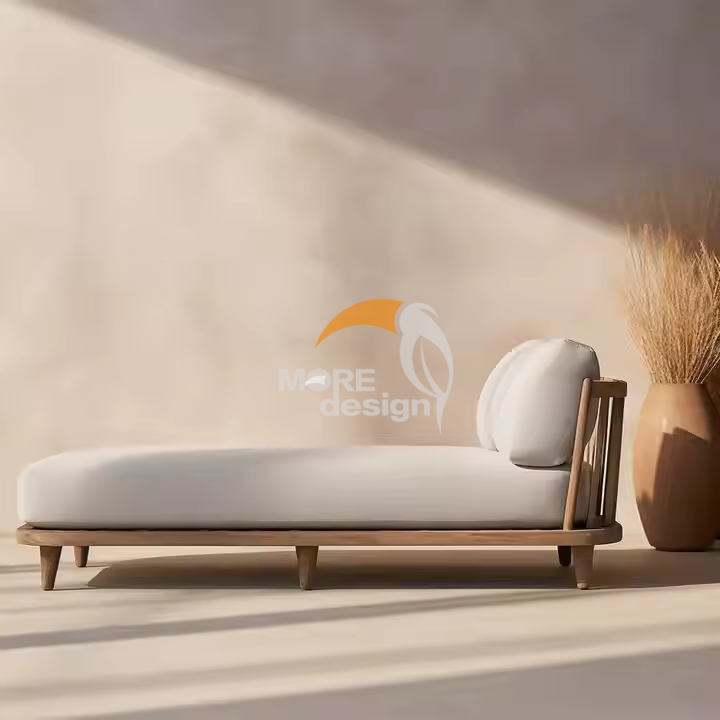 Wood sun lounger-MD-BS0033