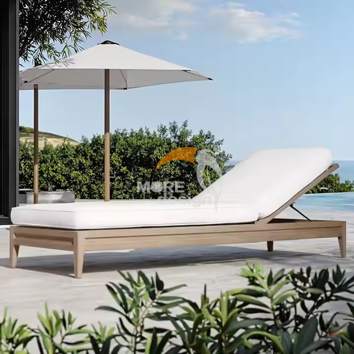 Wood sun lounger-MD-BS0032