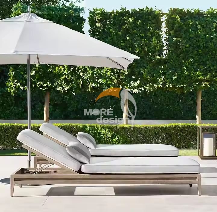 Wood sun lounger-MD-BS0032