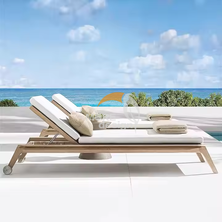 Wood sun lounger-MD-BS0031