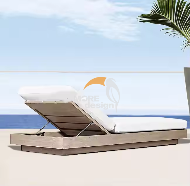 Wood sun lounger-MD-BS0001