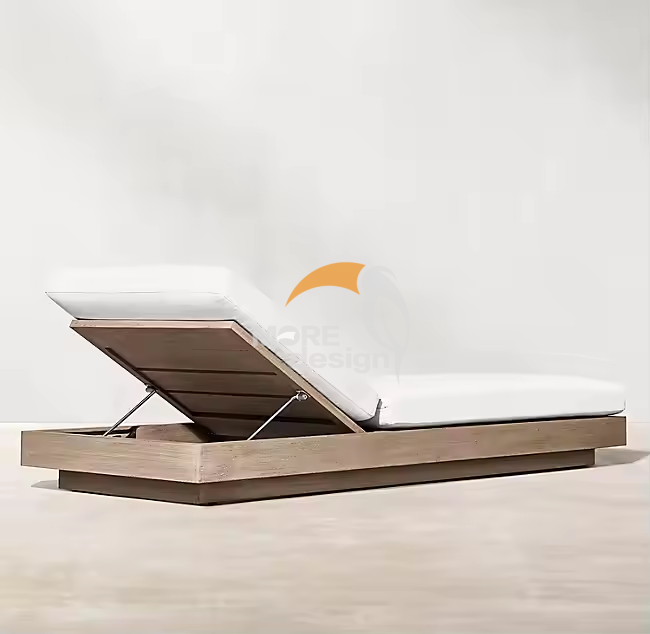 Wood sun lounger-MD-BS0001
