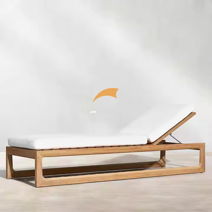 Wood sun lounger-MD-BS0012