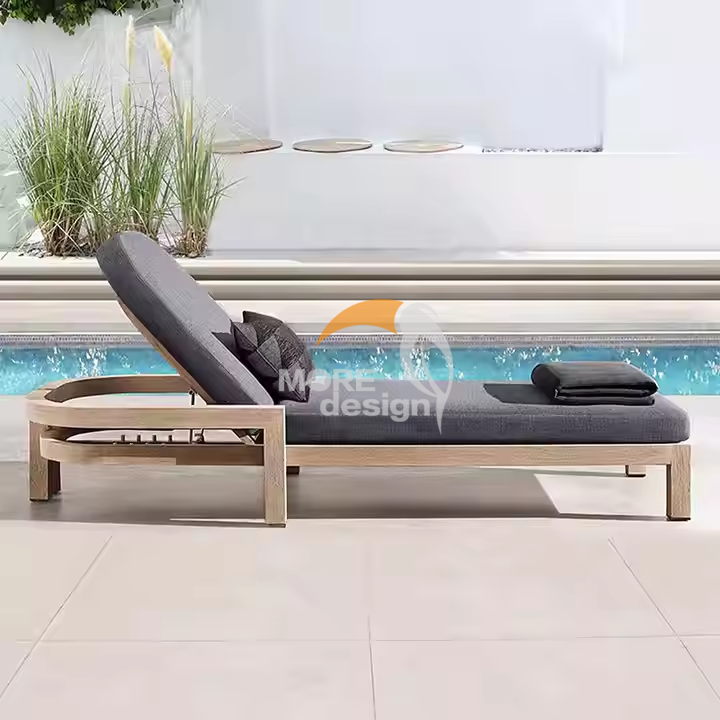 Wood sun lounger-MD-BS0030
