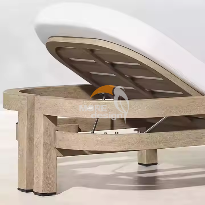 Wood sun lounger-MD-BS0030