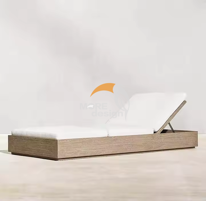 Wood sun lounger-MD-BS0028