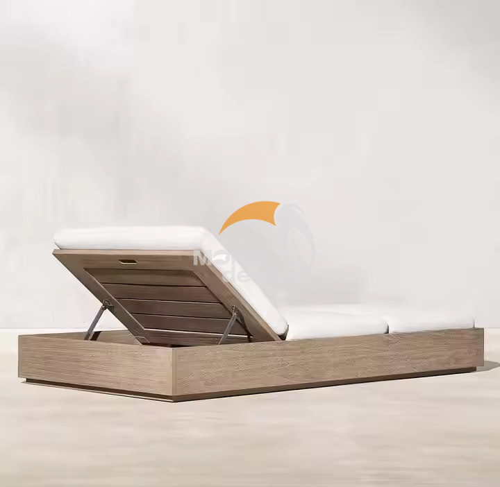 Wood sun lounger-MD-BS0028