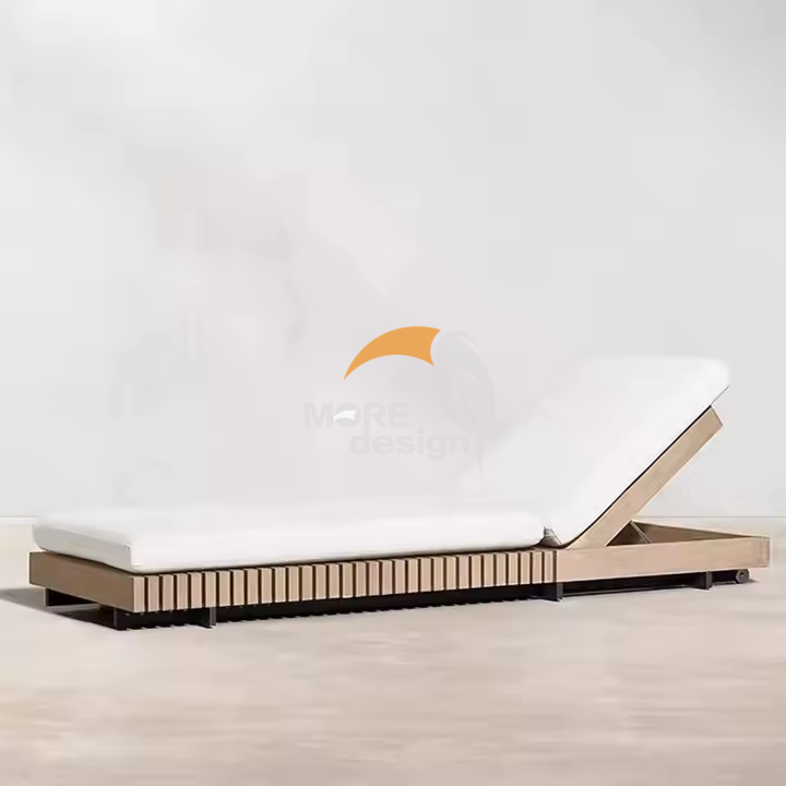 Wood sun lounger-MD-BS0011