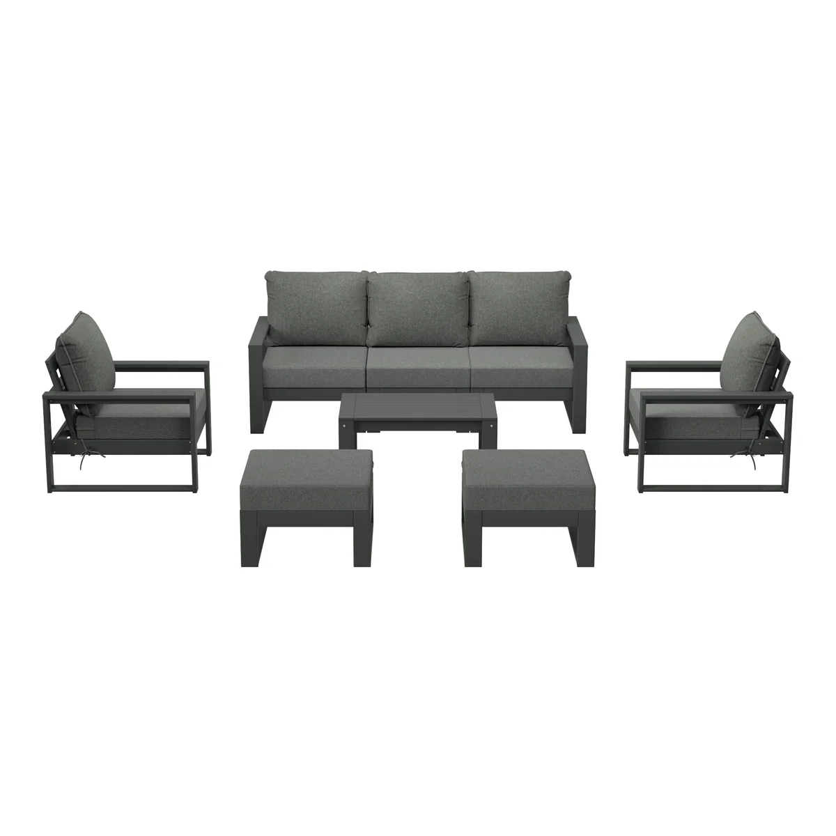 Aluminum outdoor series sofa-MD-0006