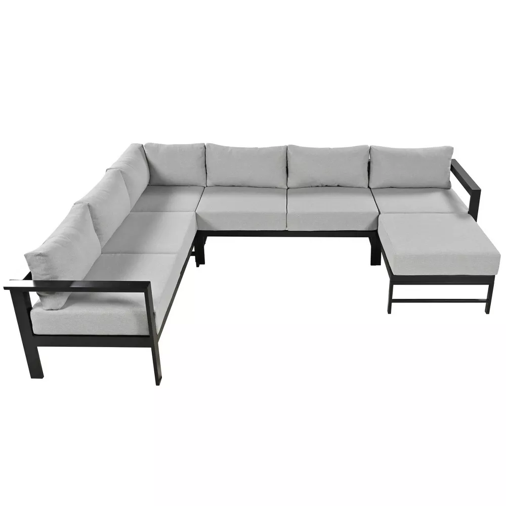 Aluminum outdoor series sofa-MD-0018
