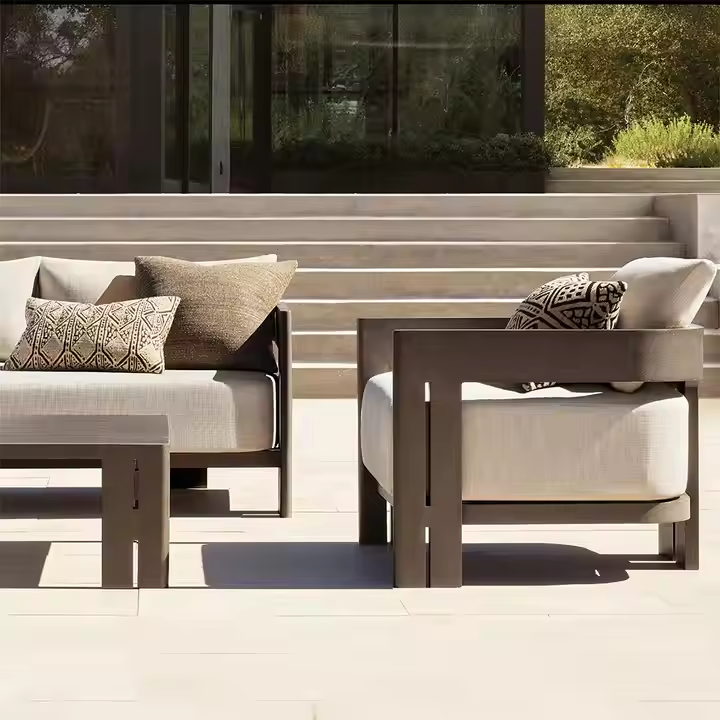 Aluminum outdoor series sofa-MD-0032