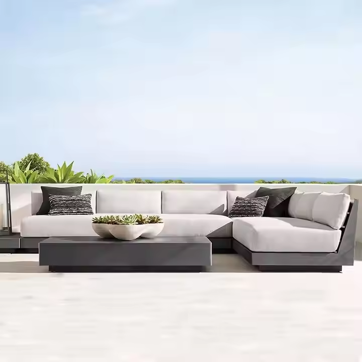 Aluminum outdoor series sofa-MD-0031