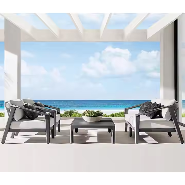 Aluminum outdoor series sofa-MD-0030