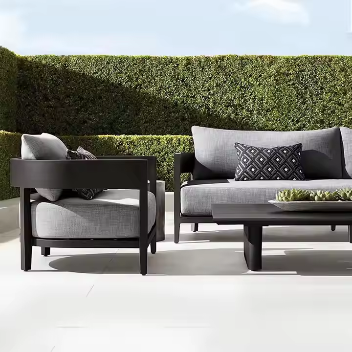 Aluminum outdoor series sofa-MD-0026