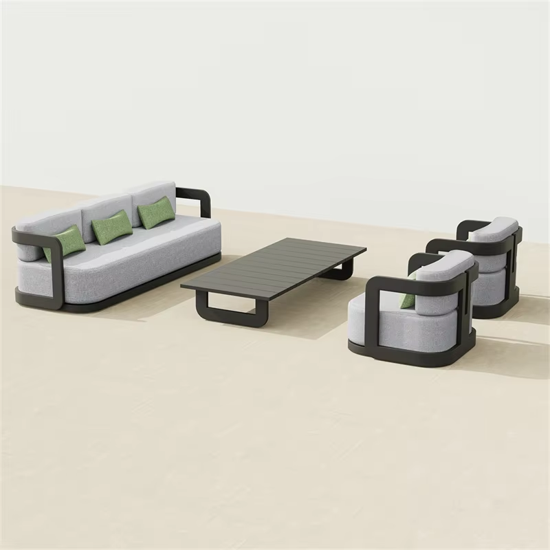 Aluminum outdoor series sofa-MD-0025