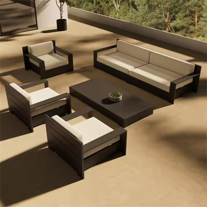 Aluminum outdoor series sofa-MD-0009