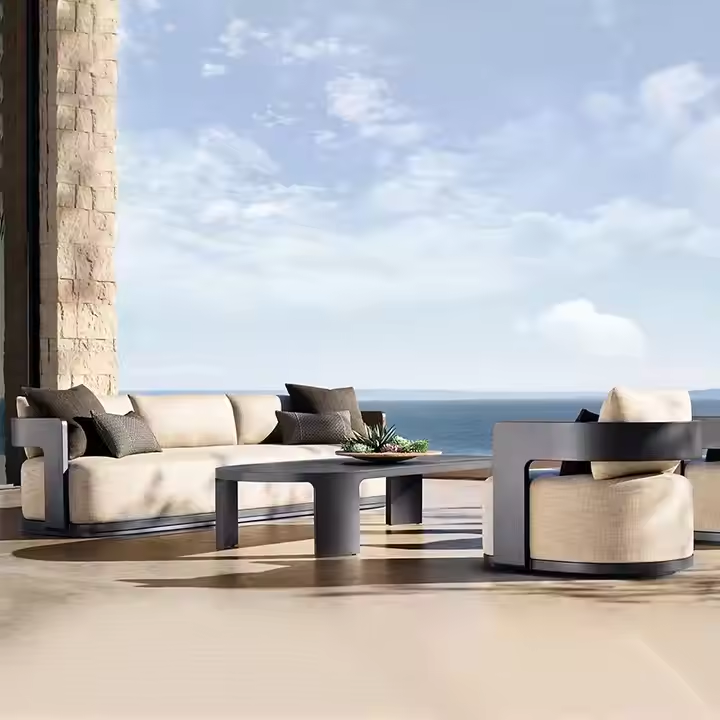 Aluminum outdoor series sofa-MD-0011