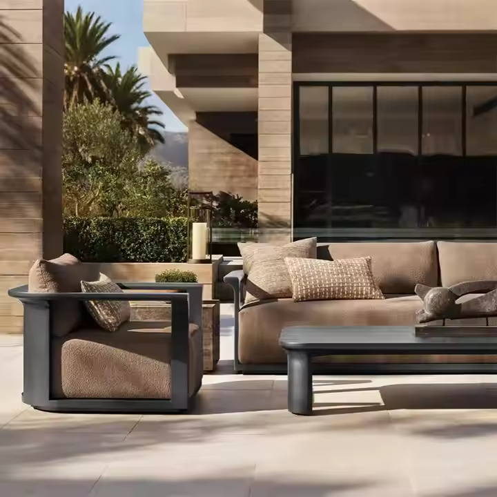 Aluminum outdoor series sofa-MD-0024