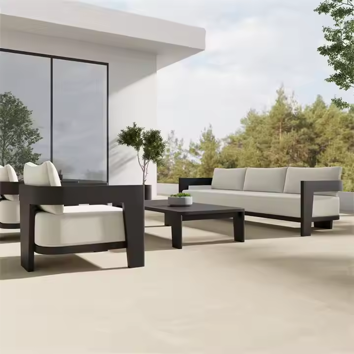 Aluminum outdoor series sofa-MD-0016