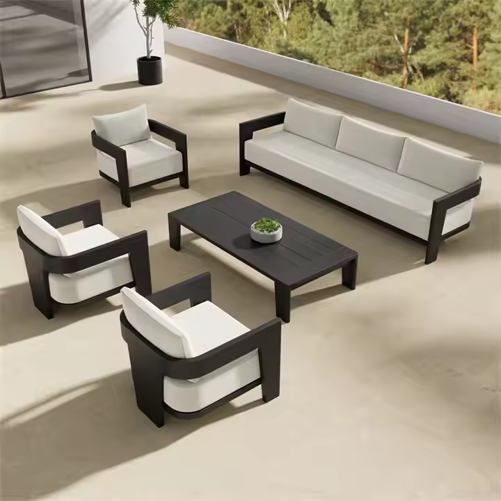 Aluminum outdoor series sofa-MD-0016