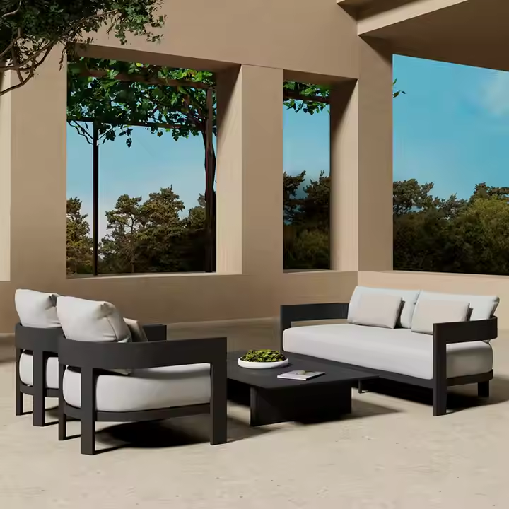 Aluminum outdoor series sofa-MD-0023