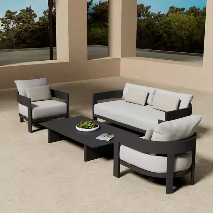 Aluminum outdoor series sofa-MD-0023