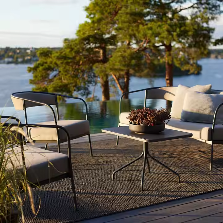 Aluminum outdoor series sofa-MD-0022