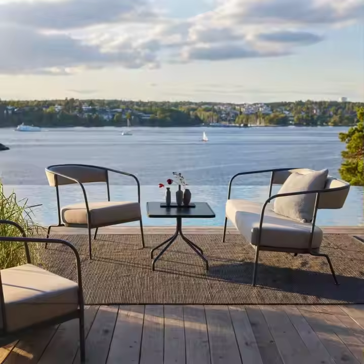 Aluminum outdoor series sofa-MD-0022