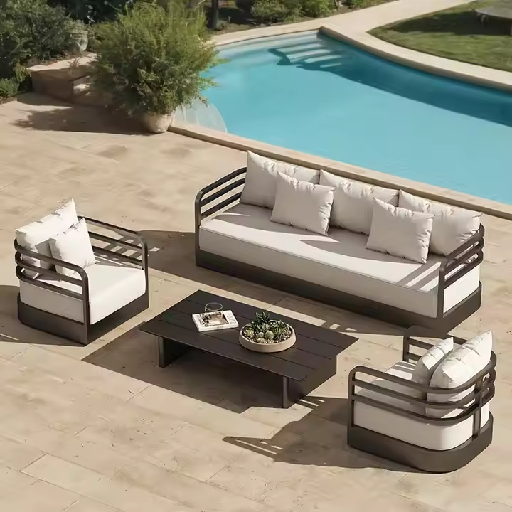 Aluminum outdoor series sofa-MD-0013