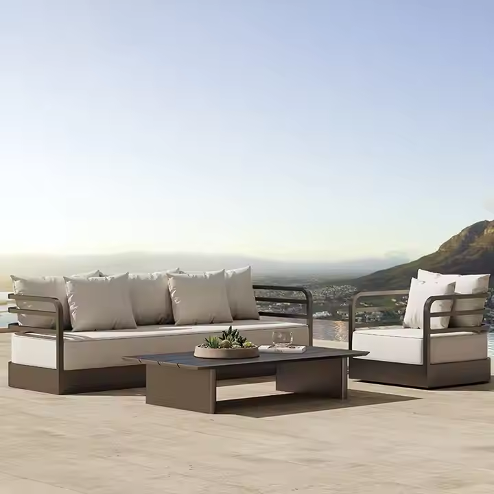 Aluminum outdoor series sofa-MD-0013
