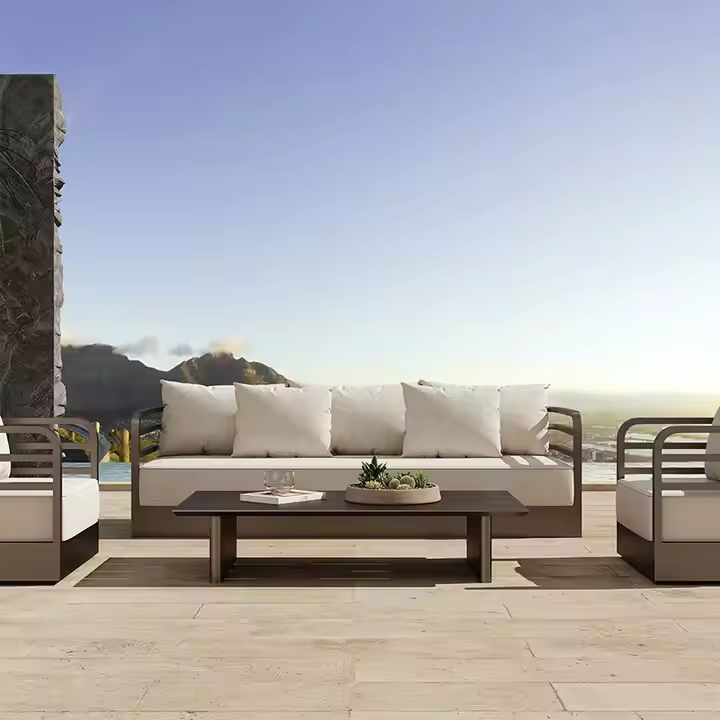 Aluminum outdoor series sofa-MD-0013