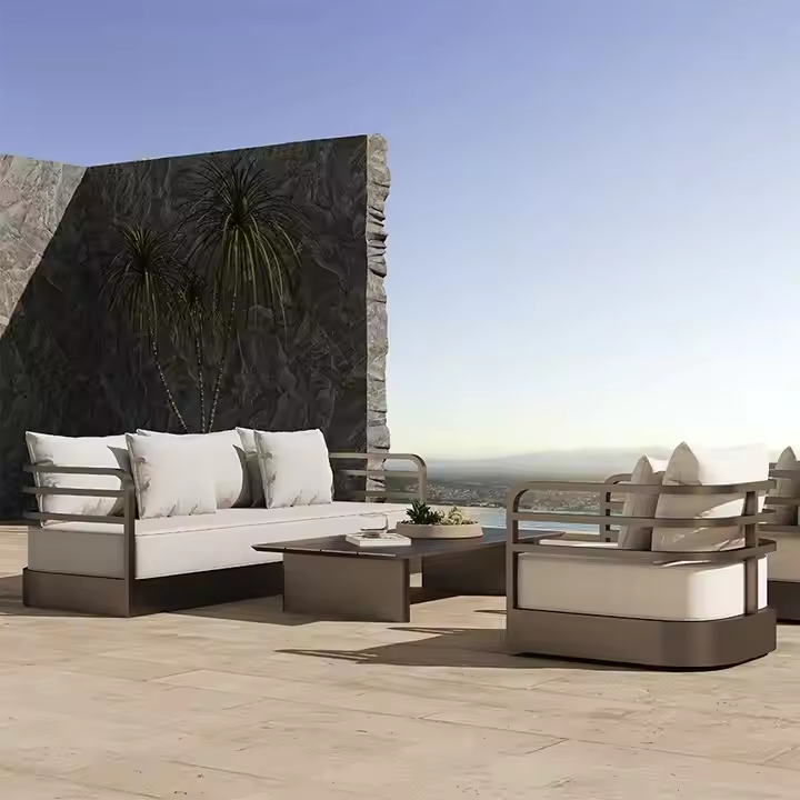 Aluminum outdoor series sofa-MD-0013