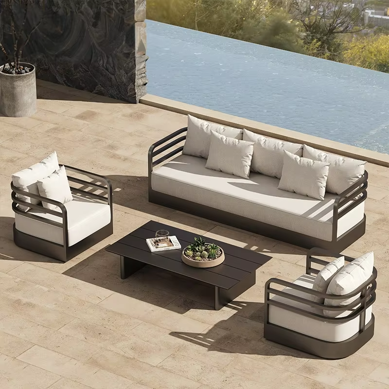 Aluminum outdoor series sofa-MD-0013