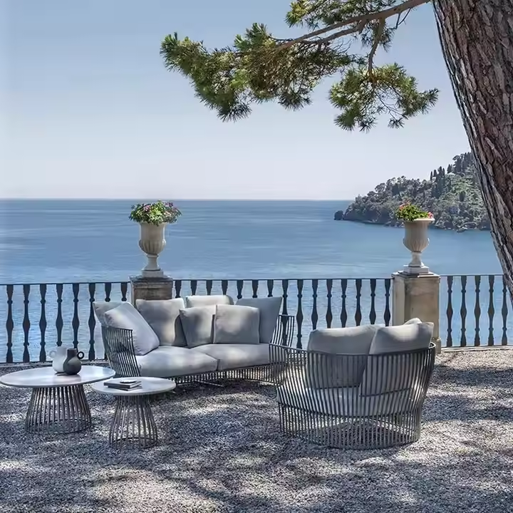 Aluminum outdoor series sofa-MD-0014