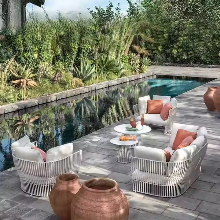 Aluminum outdoor series sofa-MD-0014