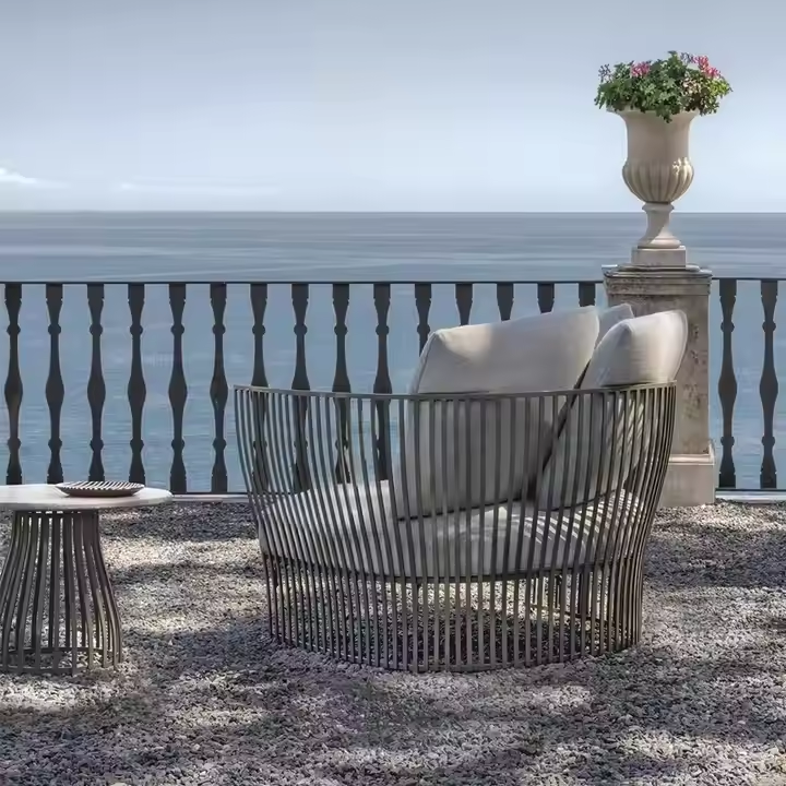 Aluminum outdoor series sofa-MD-0014