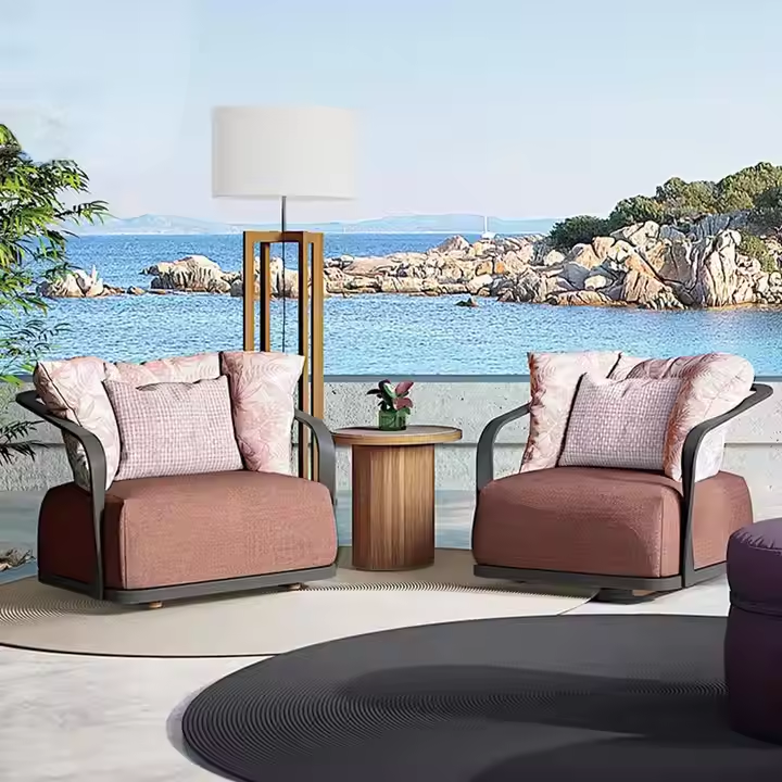 Aluminum outdoor series sofa-MD-0021