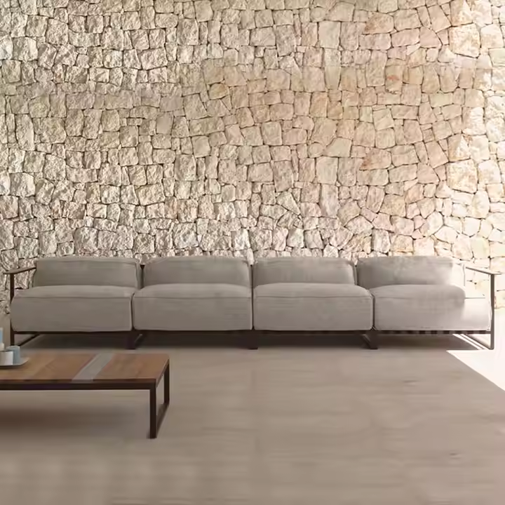 Aluminum outdoor series sofa-MD-0020